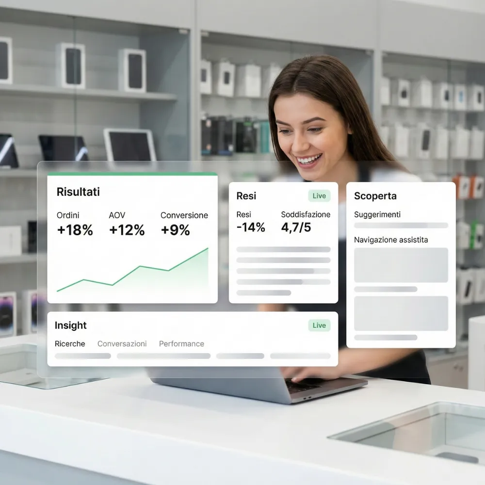 Dashboard Smartypilot per e-commerce