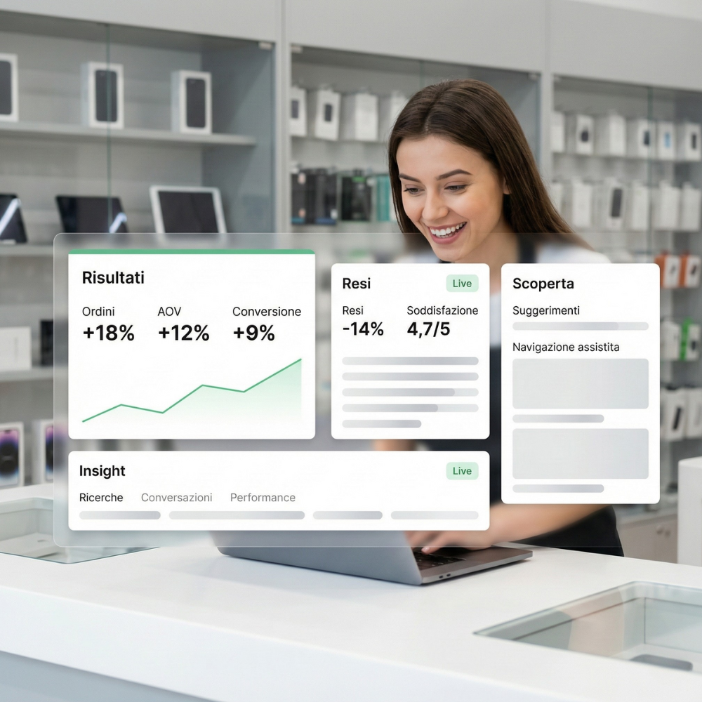 Dashboard Smartypilot per e-commerce