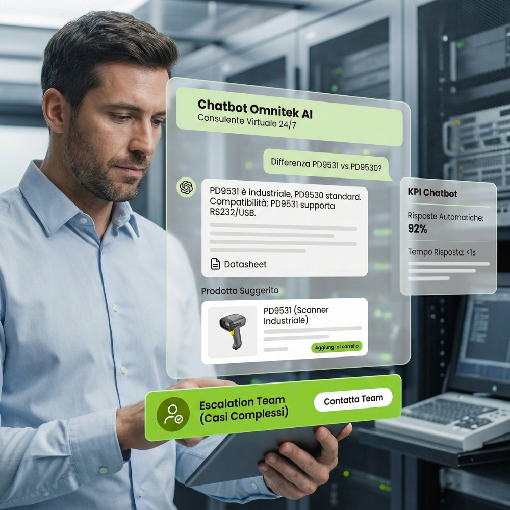 Chatbot esperto OmnitekStore